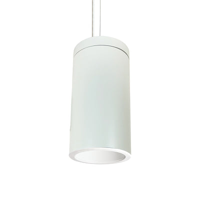 Nora Lighting 6" Cylinder, White, Cable Mount, 18W Med. Base, Refl, White   NYLI-6CL181WWWAC