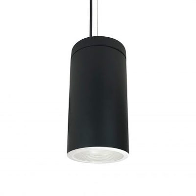 Nora Lighting 6" Cylinder, Black, Cable Mount, Incandescent, Baf., White   NYLI-6CI2WWBAC