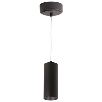 Nora Lighting 2" iLENE Cable Mount Mini Cylinder, 1000lm, 14W, 4000K, Black, 120V Triac/ELV Dimming   NYLM-2C40XBBLE3A