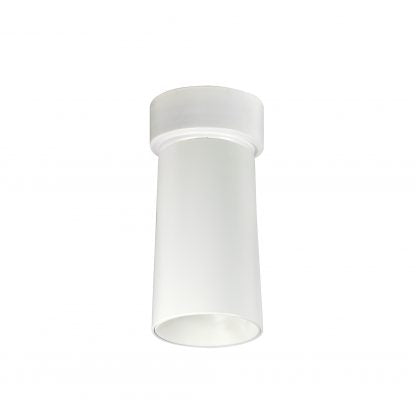 Nora Lighting 3" iLENE Surface Mount Mini Cylinder, 1500lm, 30W, 4000K, White, 120V Triac/ELV/0-10V & 277V 0-10V Dimming   NYLM-3SC40XWWLE4