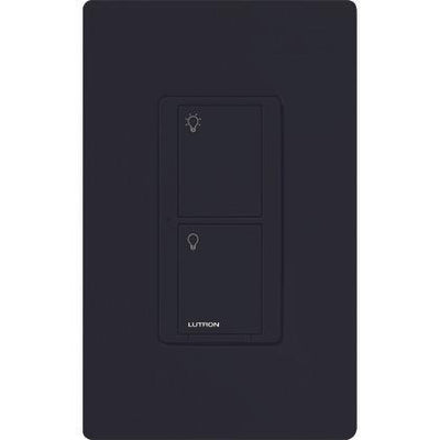Lutron Caseta Original Smart Switch, 6A Light or 3.6A Fan, Neutral Required, 120V, PD-5ANS-BL, Black