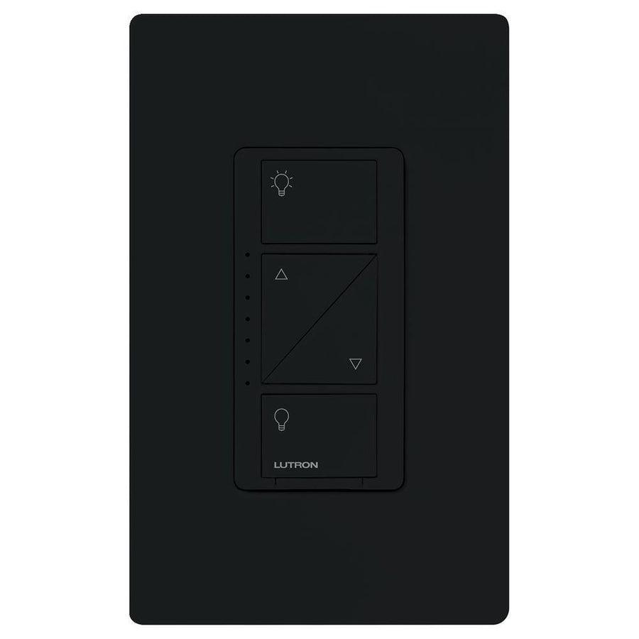 Lutron Caseta Original Smart Dimmer Switch, 150W LED, No Neutral Required, 120V, PD-6WCL-BL, Black