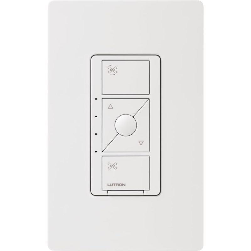 Lutron Caseta Smart Fan Speed Control, 120V, 1.5A, White, PD-FSQN-WH