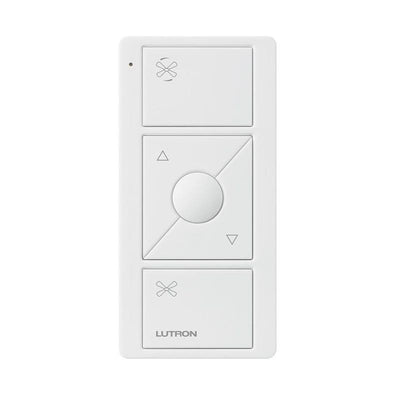 Lutron Pico 3-Button Wireless Fan Speed Remote, White, PJ2-3BRL-GWH-F01