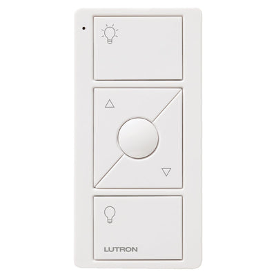 Lutron 3-Button with Raise/Lower and Preset, Pico Smart Remote, with Light Icons, White, PJ2-3BRL-GWH-L01