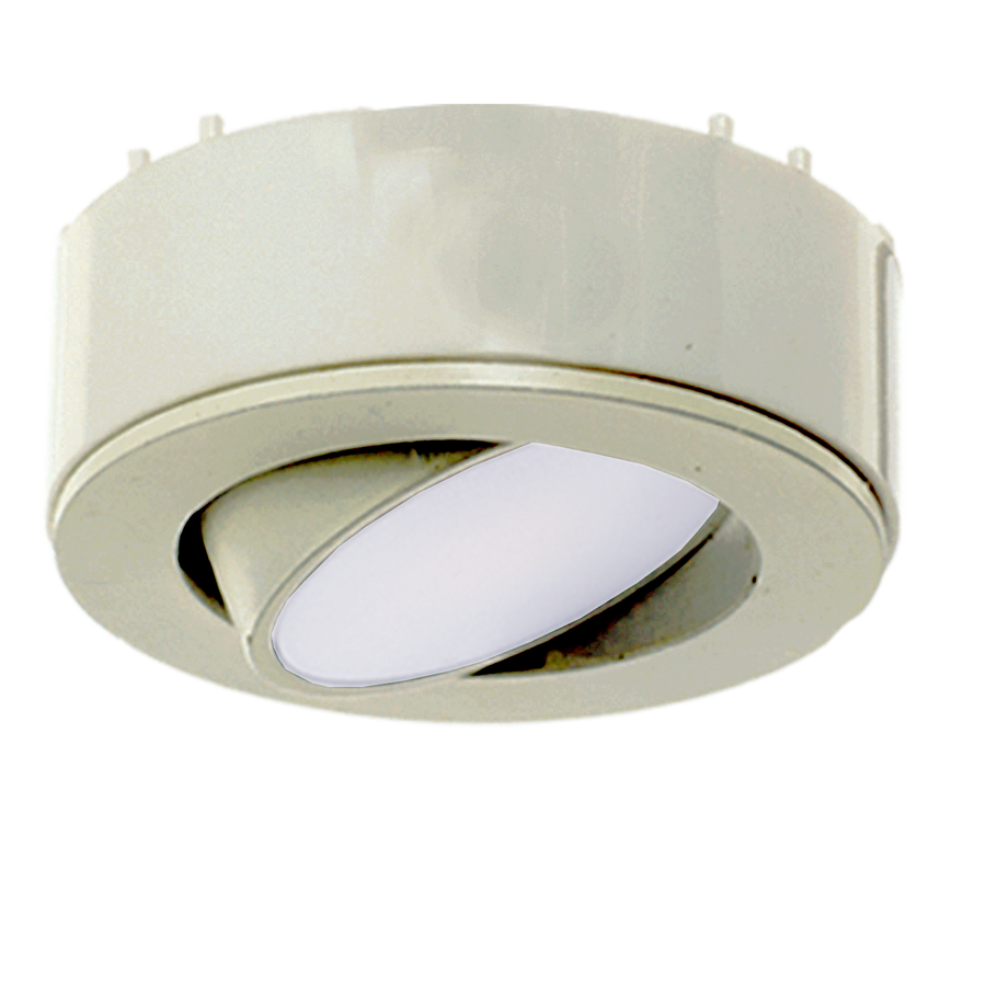 Westgate PL12ADJ 3" LED Adjustable Puck Light - 4.5W - 4000K - 250 Lumens - 12V - Brushed Nickel, PL12ADJ-40K-BN
