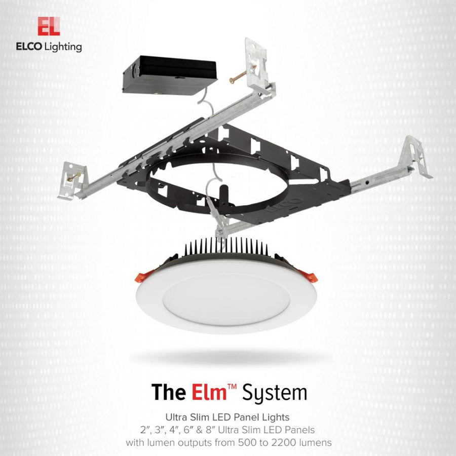Elco Lighting New Construction Frame, 6", Round, Hanger Bar, E6LF1