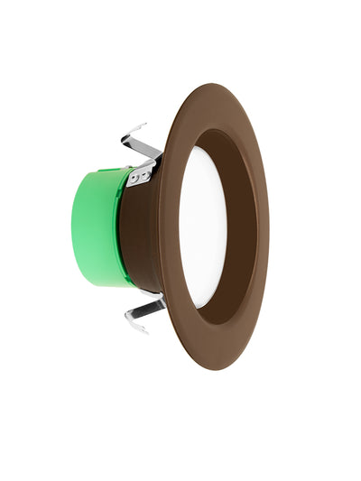 Westgate Mfg RDL4 Recessed Trim, 10W, CCT Selectable, CRI90, TRIAC, 4 In., Oil-Rubbed Bronze, RDL4-ST-MCT5-ORB