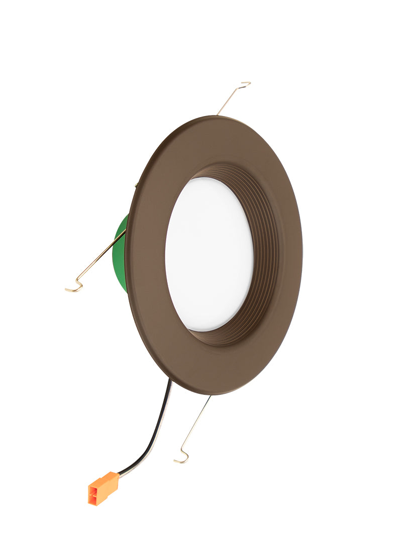 Westgate Mfg RDL6 Recessed Downlight, 15W, CCT Selectable, CRI90, TRIAC Dimming, Oil-Rubbed Bronze, RDL6-BF-MCT5-ORB