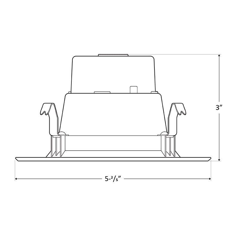 Westgate Mfg 4 In. Baffle Composite Recessed Trim, 8/10/13W, CCT Selectable, CRI90, Power Adjustable, RDPF4-MCTP