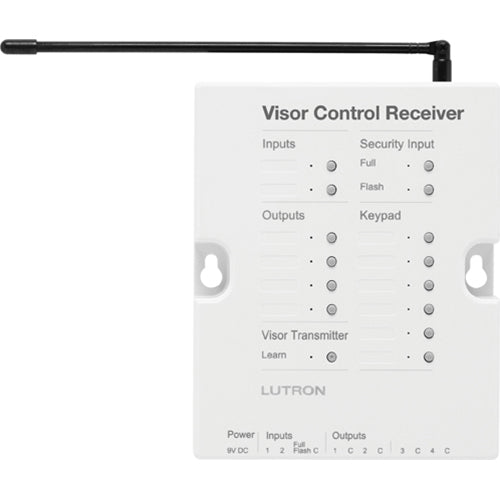 Lutron RadioRA 2 Visor Control, 120V, White, RR-VCRX-WH