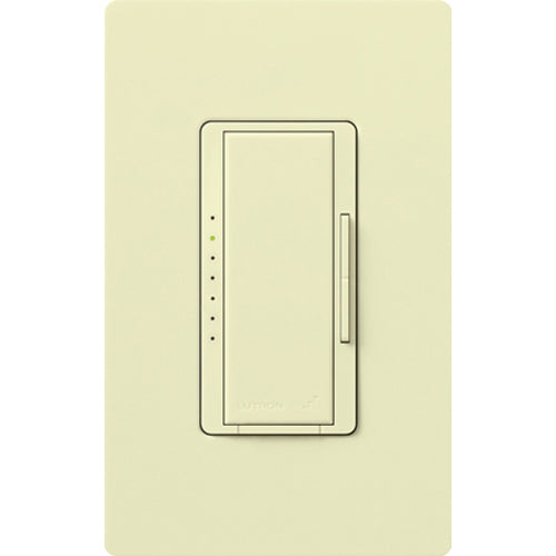 Lutron RadioRA 2 Dimmer, 1000W, 120V, Incandescent/Halogen, Almond, RRD-10D-AL