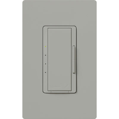 Lutron Maestro RF Fan Control for RA2 Select/RA3 Systems, 2A Ceiling Fan, Single Pole/Multi-Location, Neutral Required, 120V, RRD-2ANF-GR, Gray