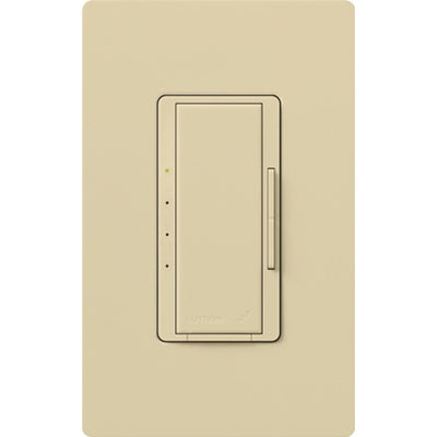 Lutron Maestro RF Fan Control for RA2 Select/RA3 Systems, 2A Ceiling Fan, Single Pole/Multi-Location, Neutral Required, 120V, RRD-2ANF-IV, Ivory