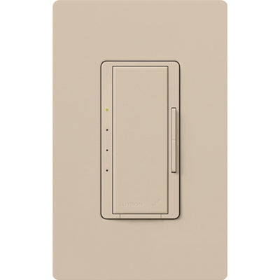 Lutron Maestro RF Fan Control for RA2 Select/RA3 Systems, 2A Ceiling Fan, Single Pole/Multi-Location, Neutral Required, 120V, RRD-2ANF-TP, Taupe