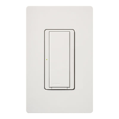 Lutron RadioRA 2 Switch, 8A, 120V, Neutral Required, Multi-location, Snow, RRD-8ANS-SW