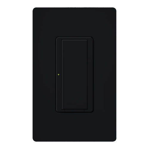 Lutron RadioRA 2 Two-Wire Switch, 8A, 1/10 HP, Black, RRD-8S-DV-BL