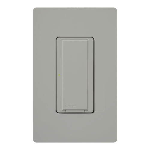 Lutron RadioRA 2 Two-Wire Switch, 8A, 1/10 HP, Gray, RRD-8S-DV-GR