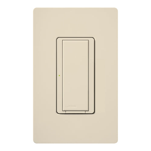 Lutron RadioRA 2 Two-Wire Electronic Switch, 8A, 1/10 HP, Light Almond, RRD-8S-DV-LA