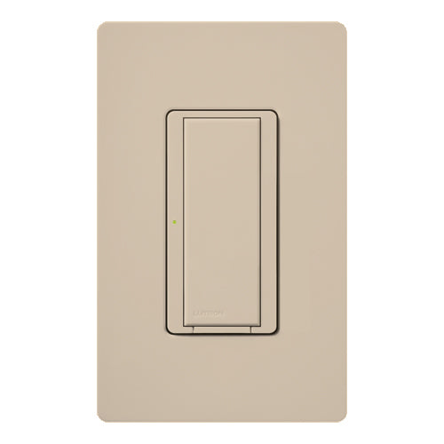 Lutron RadioRA 2 Two-Wire Electronic Switch, 8A, 1/10 HP, Taupe, RRD-8S-DV-TP