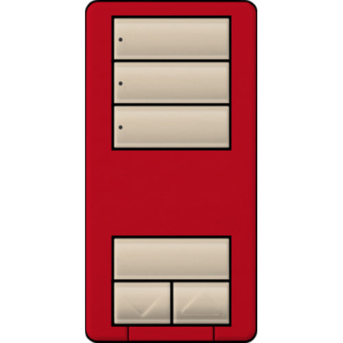 Lutron seeTouch LED+ Hybrid Keypad, Works with RA3 Systems, 100W LED, 3 Scene with 1 Raise/Lower, Neutral Required, 120V, RRD-HN3S-HT, Hot