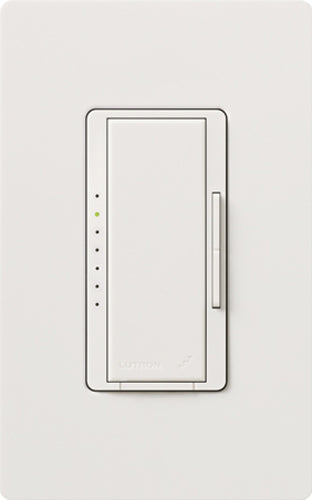 Lutron RadioRA 2 PRO LED+ Dimmer, 250W LED, 120V, Snow, RRD-PRO-SW