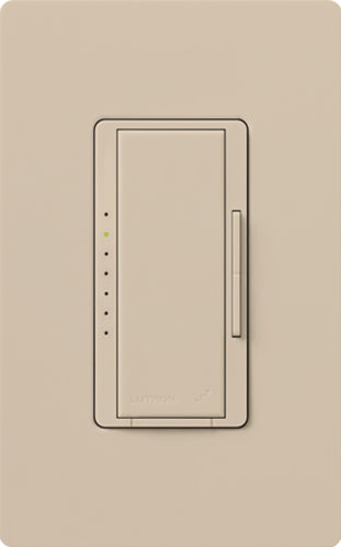 Lutron RadioRA 2 PRO LED+ Dimmer, 250W LED, 120V, Taupe, RRD-PRO-TP
