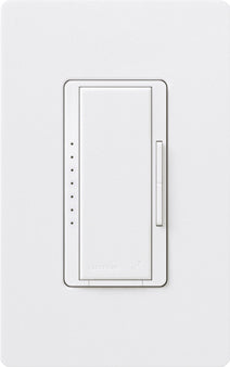 Lutron RadioRA 2 PRO LED+ Dimmer, 250W LED, 120V, White, RRD-PRO-WH