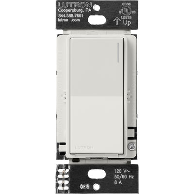 Lutron RadioRA 3 Sunnata RF Neutral Switch, 8A, Lunar Gray, RRST-8ANS-LG