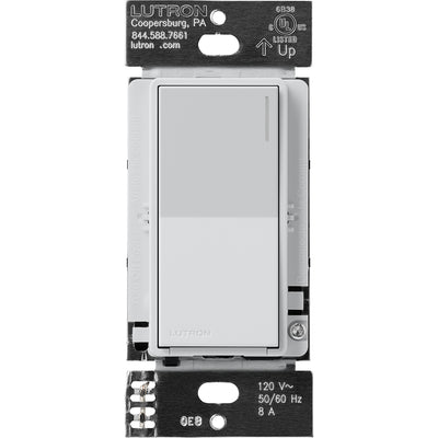 Lutron RadioRA 3 Sunnata RF Neutral Switch, 8A, Mist, RRST-8ANS-MI