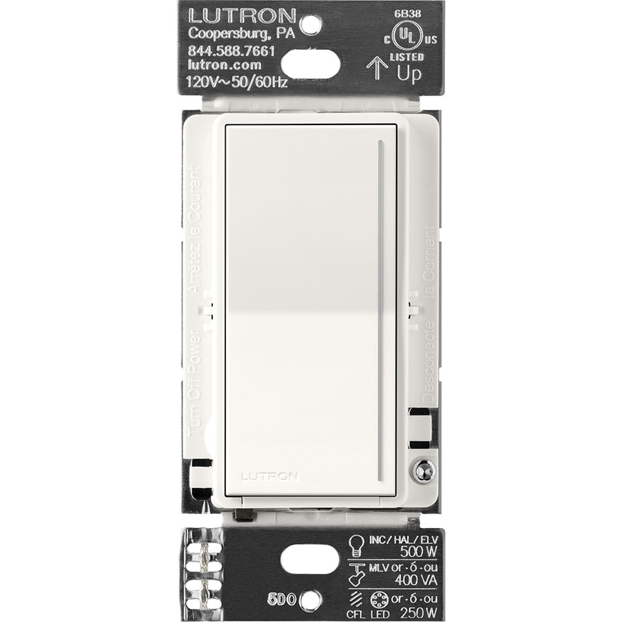 Lutron Sunnata RF Companion Touch Dimmer Switch, Brilliant White, RRST-RD-BW