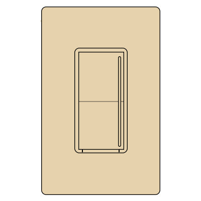 Lutron Sunnata RF PRO LED+ Touch Dimmer Switch, 250W, Clear Connect-Type X, Ivory, RRST-PRO-N-IV