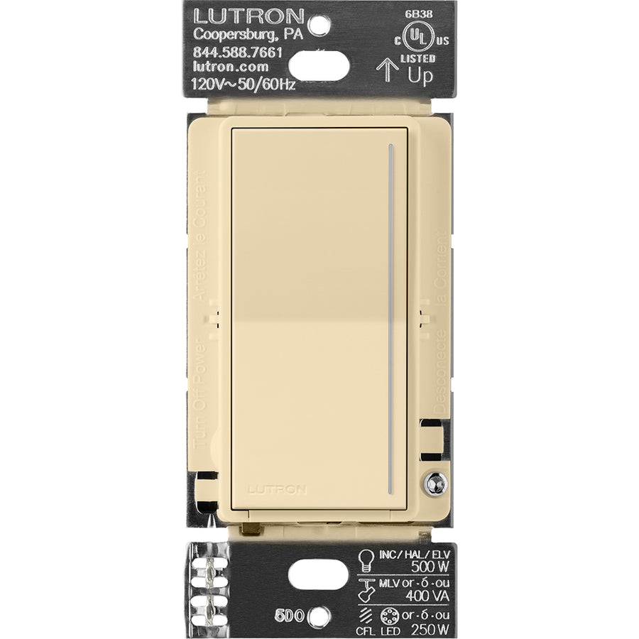 Lutron Sunnata RF Companion Touch Dimmer Switch, Ivory, RRST-RD-IV