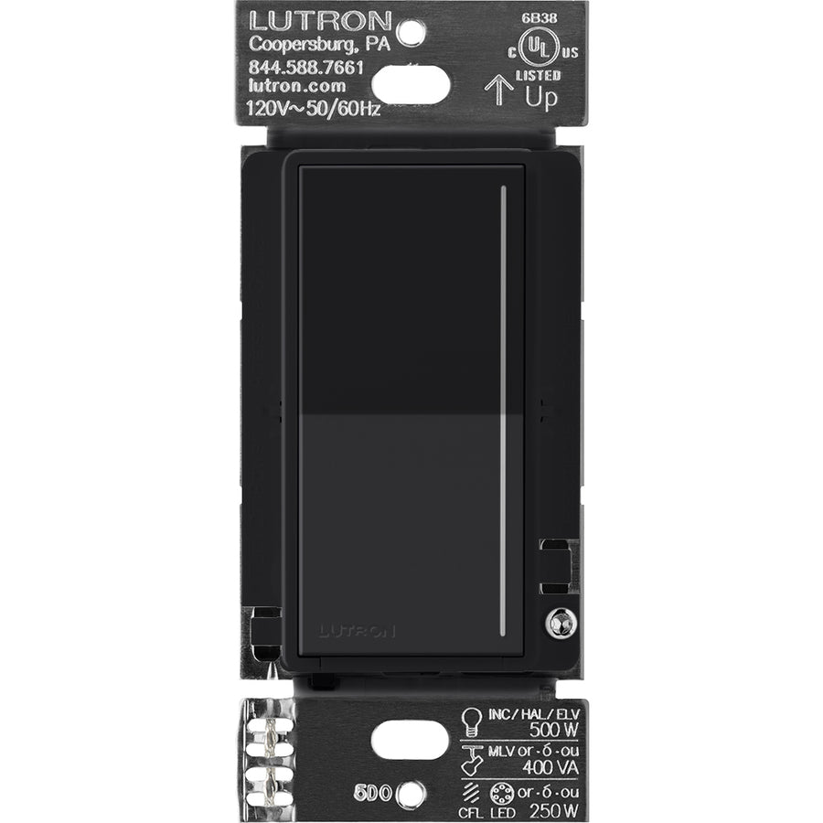 Lutron RadioRA 3 Sunnata RF Companion Touch Dimmer Switch, Midnight, RRST-RD-MN