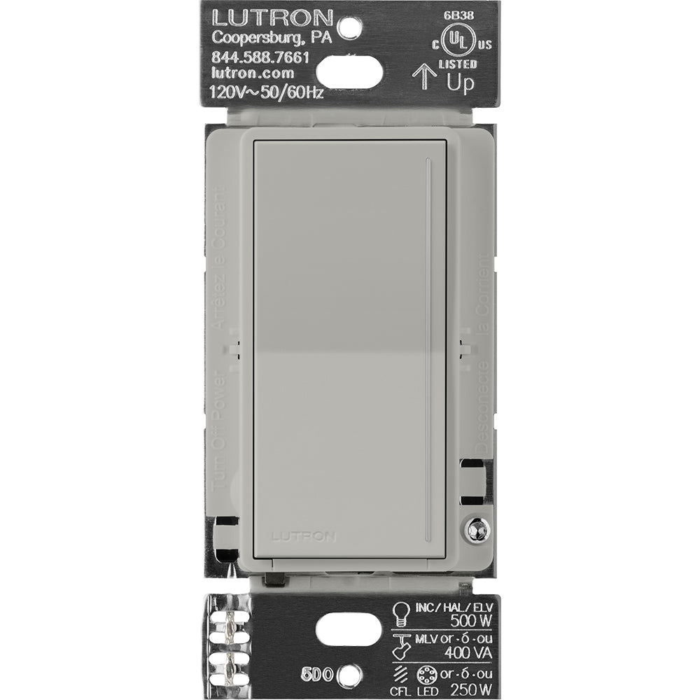 Lutron RadioRA 3 Sunnata RF Companion Touch Dimmer Switch, Pebble, RRST-RD-PB