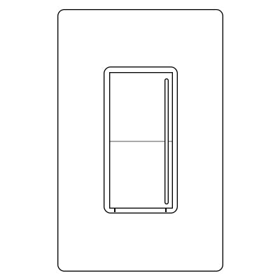 Lutron RadioRA 3 Sunnata RF PRO LED+ Touch Dimmer Switch, 250W, Snow White, RRST-PRO-N-SW