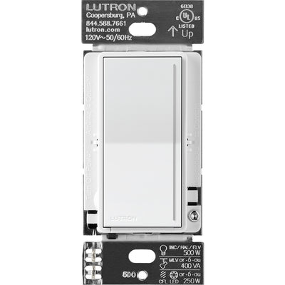 Lutron RadioRA 3 Sunnata RF Companion Touch Dimmer Switch, Snow White, RRST-RD-SW