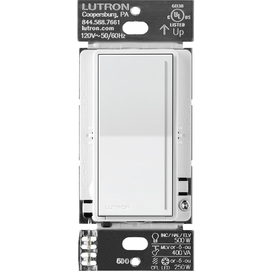 Lutron RadioRA 3 Sunnata RF Companion Touch Dimmer Switch, Snow White, RRST-RD-SW