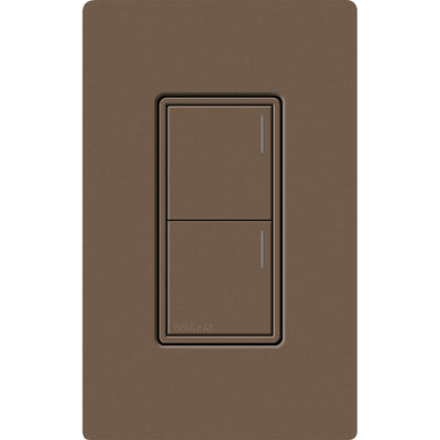 Lutron RadioRA 3 Sunnata RF 2-Button Keypad, 120-277V, Espresso, RRST-W2B-EP