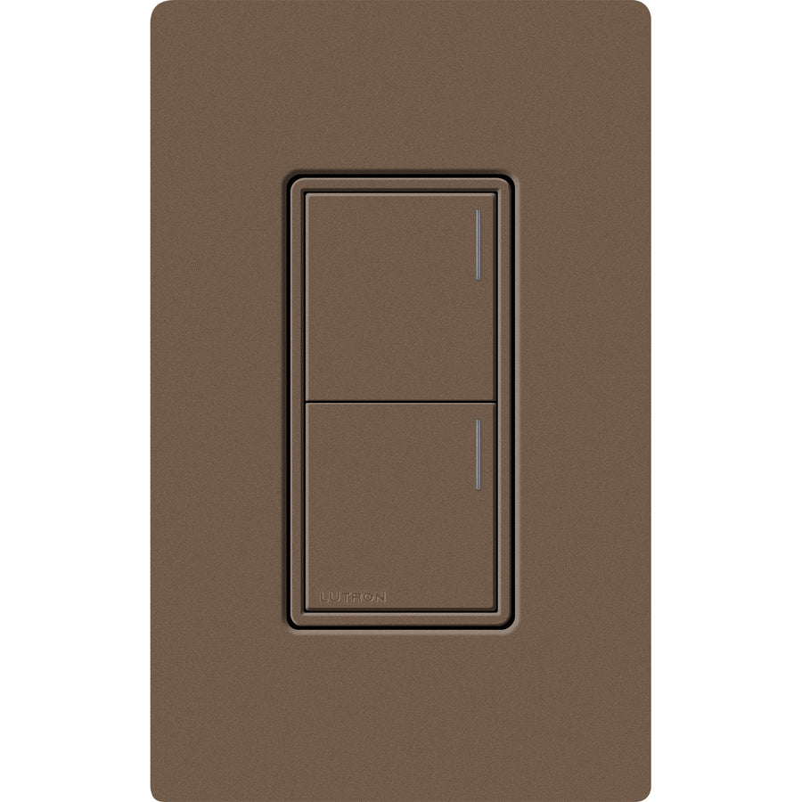 Lutron RadioRA 3 Sunnata RF 2-Button Keypad, 120-277V, Espresso, RRST-W2B-EP