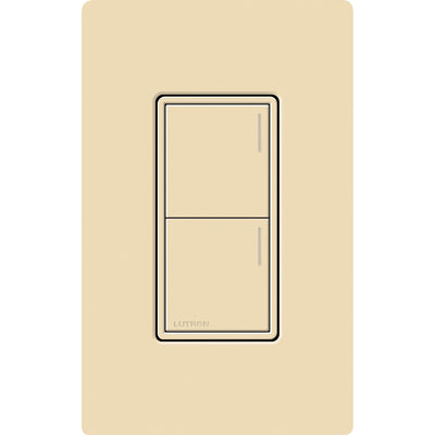 Lutron RadioRA 3 Sunnata RF 2-Button Keypad, 120-277V, Ivory, RRST-W2B-IV
