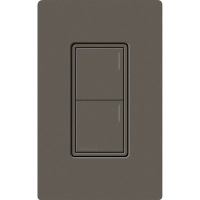Lutron RadioRA 3 Sunnata RF 2-Button Keypad, 120-277V, Truffle, RRST-W2B-TF