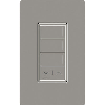 Lutron RadioRA 3 Sunnata RF 3-Button Keypad, Raise/Lower, 120-277V, Cobble Stone, RRST-W3RL-CS