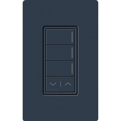 Lutron RadioRA 3 Sunnata RF 3-Button Keypad, Raise/Lower, 120-277V, Deep Sea, RRST-W3RL-DE