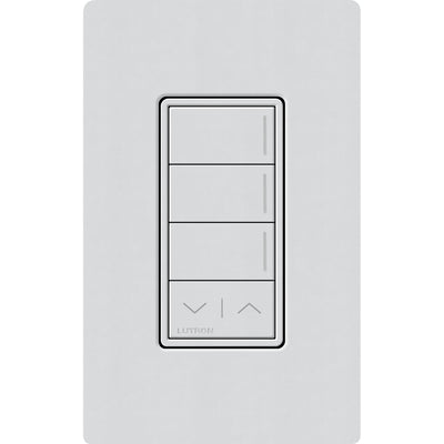 Lutron RadioRA 3 Sunnata RF 3-Button Keypad, Raise/Lower, 120-277V, Mist, RRST-W3RL-MI
