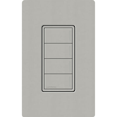 Lutron RadioRA 3 Sunnata RF 4-Button Keypad, 120-277V, Clear Connect Type X, Pebble, RRST-W4B-PB