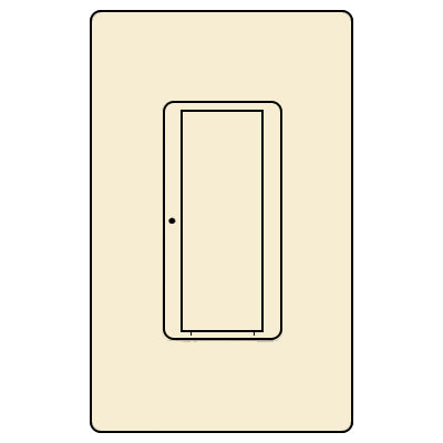 Lutron RadioRA 2 Remote Switch, Multi-Location, 120V, Almond, RD-RS-AL