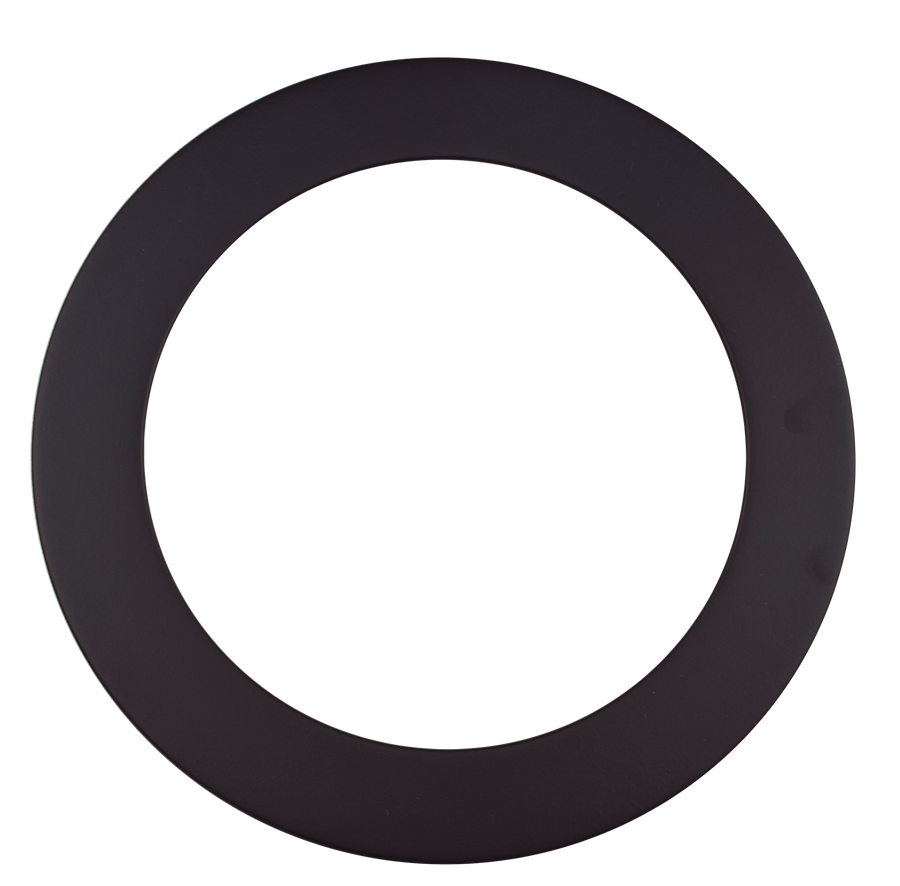 Westgate Mfg FML-R10 Round Trim Ring, 10 In., Black, FML-R10-TRM-BK