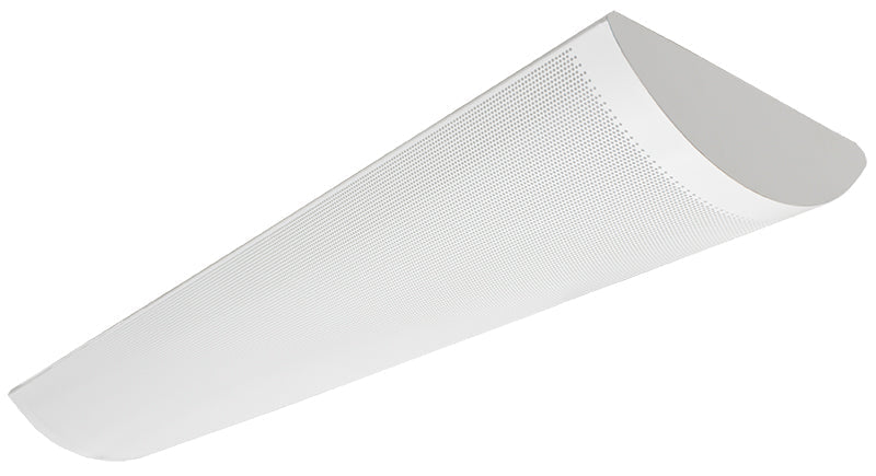 Westgate Mfg SCLL Linear Suspended Perforated Basket Light, 40/20/60W, 3500K, 0-10V Dimmable, White, SCLL-UD-4FT-60W-35K-D