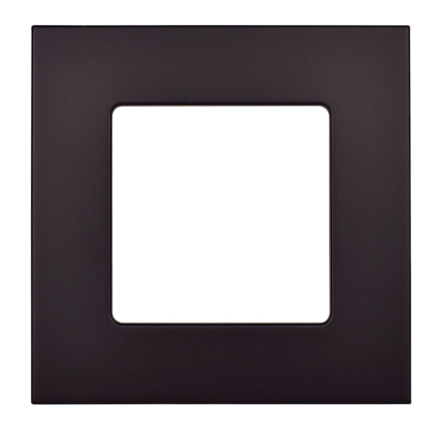 Westgate Lighting  4 Inch Square Trim For Ssl4 Series. Black  SSL4-TRM-BK